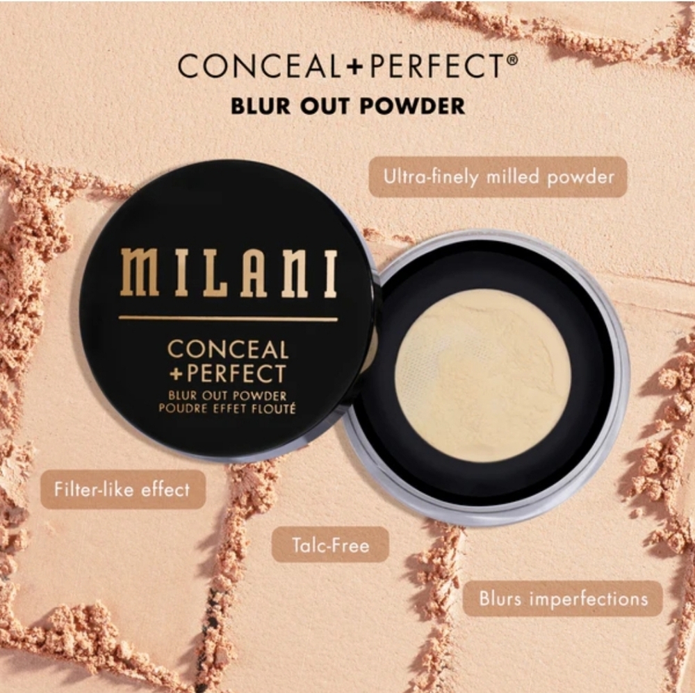Milani Conceal + Perfect Blur Out Powder 0.17oz- Translucent